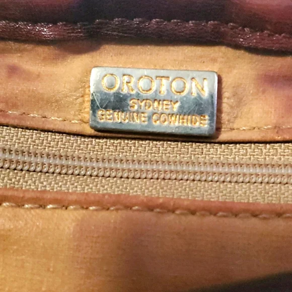 Vintage Australian Cowhide Leather Shoulder Bag - Picture 6 of 8